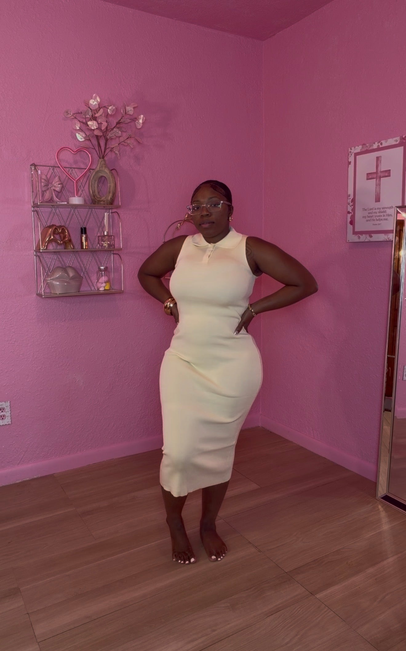 Grace & poised midi dress
